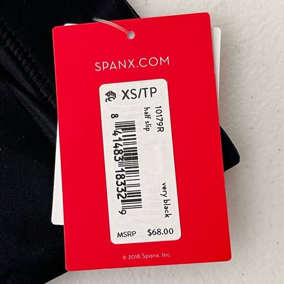 Spanx Half Slip Women's XS Black SmartGrip Tummy Control Sculpting Shapewear NWT - Picture 8 of 14